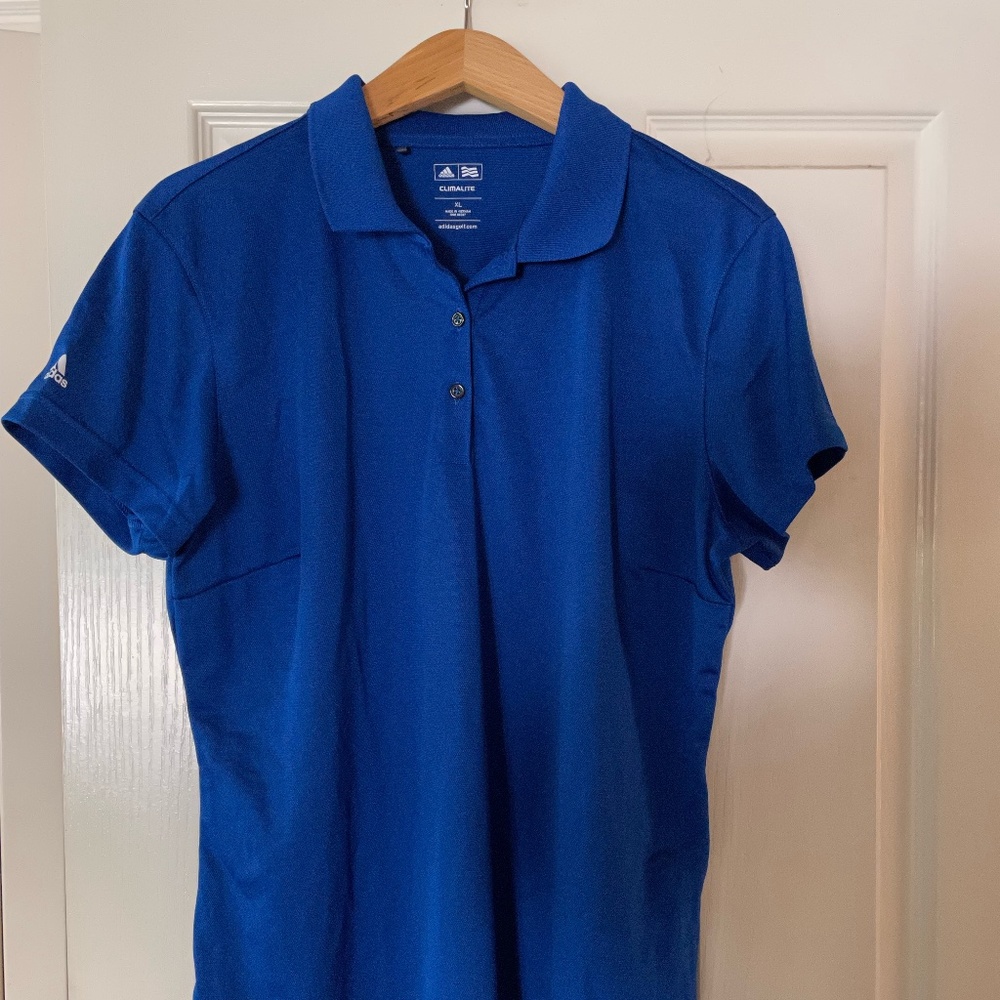 Adidas Climalite Polo Blue XL